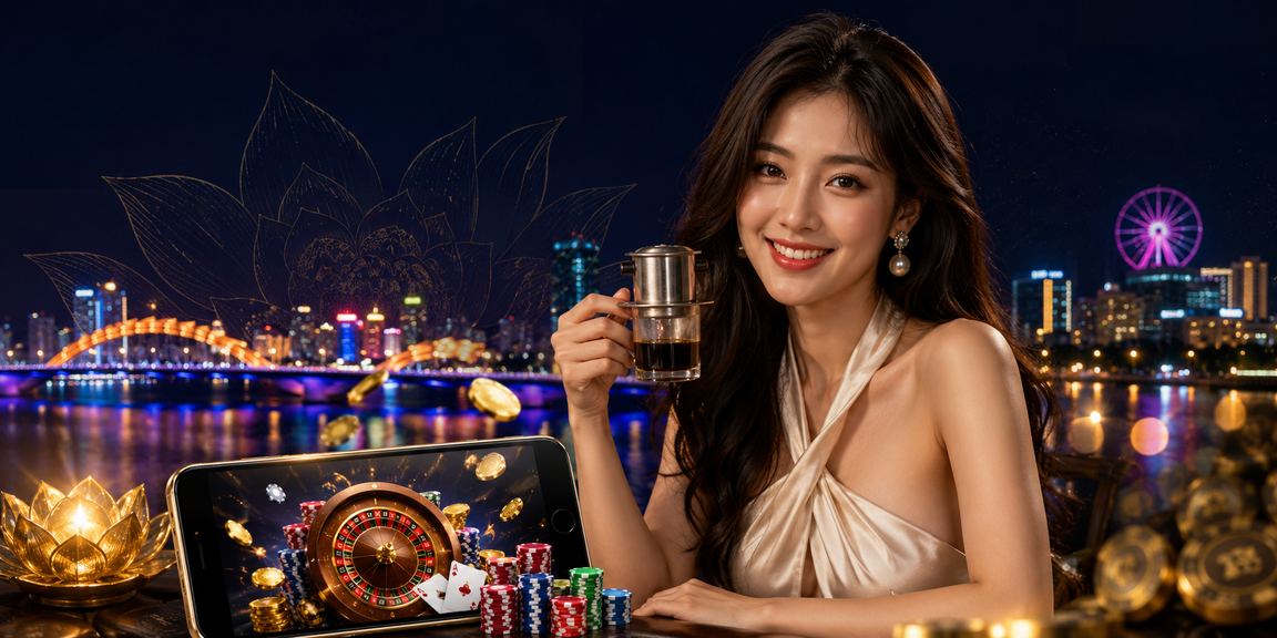 Người chơi cá cược tại Đà Nẵng đang xem tỷ lệ kèo trên điện thoại bên tách cà phê