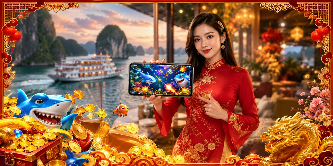 Lễ hội bắn cá và giải thưởng trực tuyến bên vịnh Hạ Long